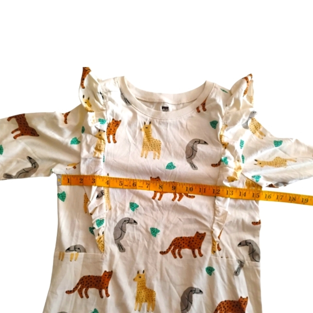 Tea Ruffle Dress Peruvian Friends. Size 12 - Picture 5 of 7